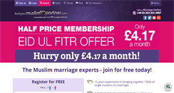 Desktop Screenshot of findyourmuslimpartner.com